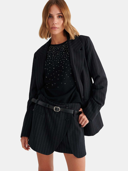 Pantaloni Scurți Negri de Damă