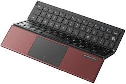 Sodi ZO1T Wireless Bluetooth Keyboard with Touchpad International English Red Sodi ZO1T Wireless Bluetooth Keyboard with Touchpad International English Red