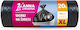 Trash Bags 20 L Capacity 46x43cm 50 Pieces Black
