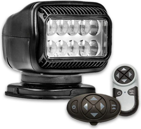 Golight Gt 10led 12v Remote-Controlled Black Searchlight