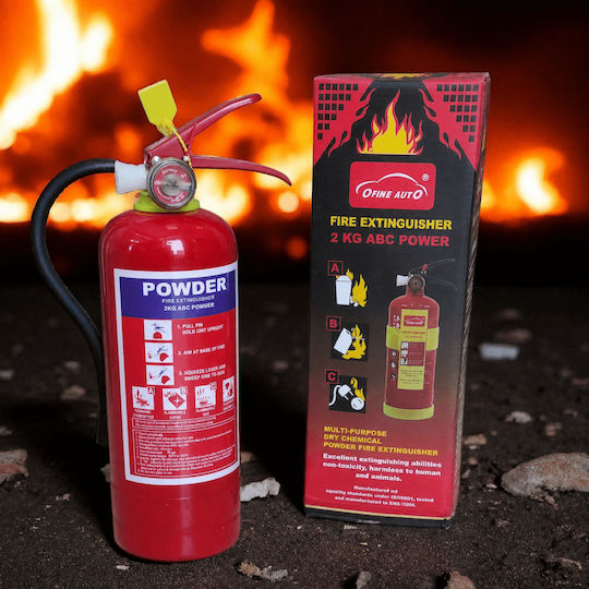 Extinctor Auto cu Pulbere Uscată ABC 2 kg 6923813502681