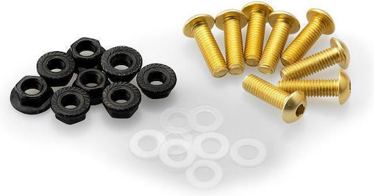 Anodized Windscreen Bolt Kit Yellow Puig 0956g