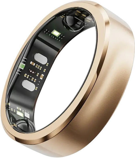 RingConn Gen 3 Smart Ring 18.7mm Waterproof with Heart Rate Monitor Brushed Rose Gold