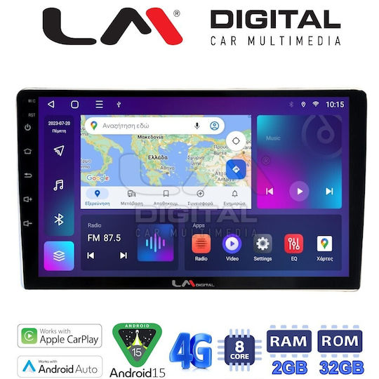 LM Digital Auto-Audiosystem für Peugeot Expert / Partner Fiat Scudo Toyota Proace Citroen C2 / C3 / Berlingo / C4 / Jumpy 2001 (Bluetooth/USB/WiFi/GPS)