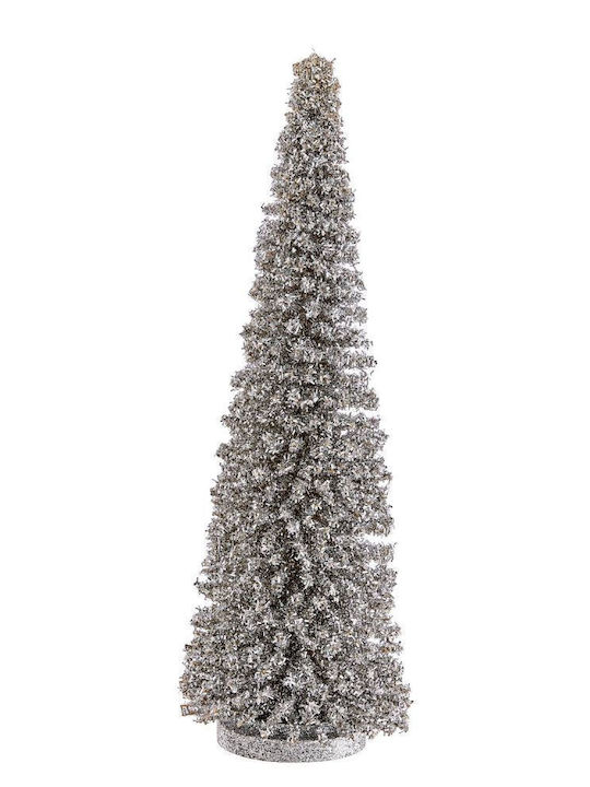 Silver Wooden Christmas Decorative Tree X-mas
