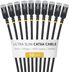 StarTech U/FTP (STP) Cat.6a (Gigabit) Καλώδιο Δ...