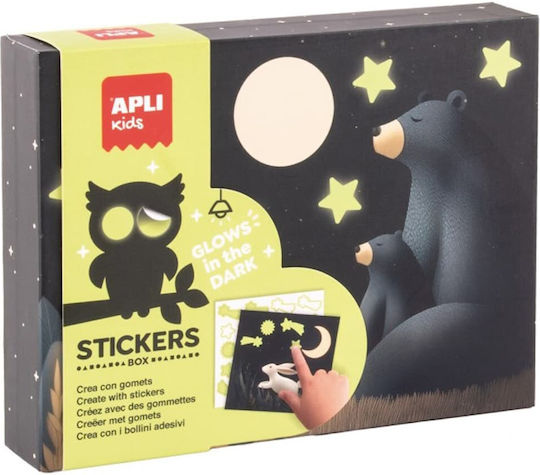Apli Αυτοκόλλητα Glow In The Dark Bear