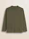 Langarmshirt Olive Night