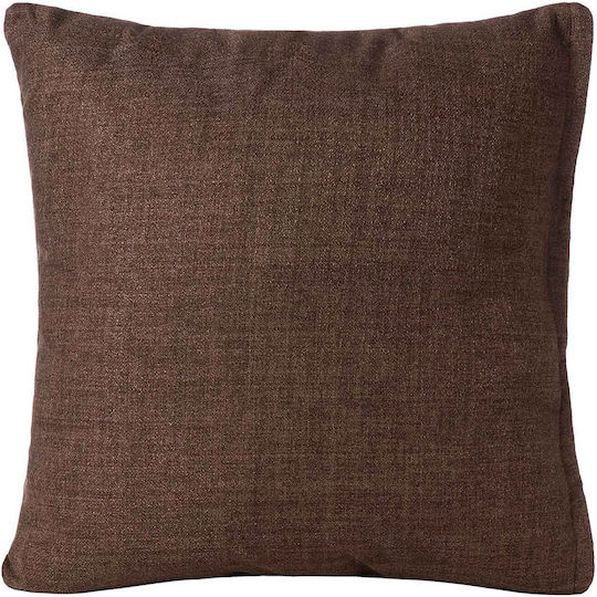 Silk Fashion Pillowcase A803 Brown 45x45cm