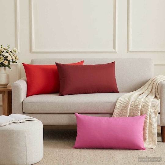 vidaXL Sofakissen Heerlen Rot 40 x 70 cm 925450