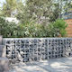 vidaXL Steel Gabion Basket for Garden Fencing 50x100x50 cm Silver