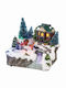 Kaemingk Christmas Illuminated Decorative Carousel with Motion, Battery Operated 18x16x15cm
