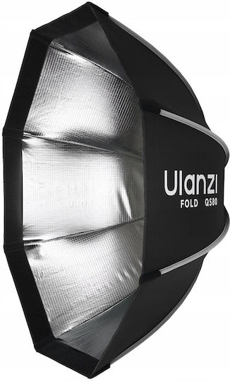 Ulanzi Qs80 Softbox Octogonal 80 cm cu Grilă, Montură Bowens, Eliberare Rapidă