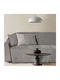 Das Home 0312 Cuvertură Pentru Canapea Cu 4 Locuri din Chenille 180x350 cm Gri