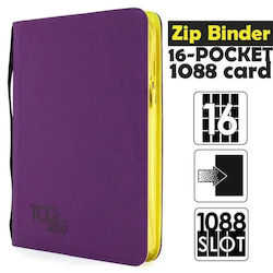 TCGLab Binder 16-Pocket Μωβ TCGLab Binder 16-Pocket Μωβ