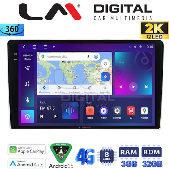 LM Digital LM ZD8566B GPS OEM-Multimedia-Autoradio Toyota Proace 2013–2016 Citroen C2 2003–2009 Citroen C3 2001