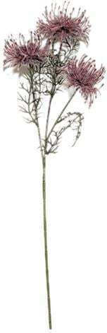 EDG Artificial Purple Protea Flower Branch 65 Cm