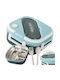 Verk Group Lunchbox aus Edelstahl, Blau, mit Fächern, 1 l