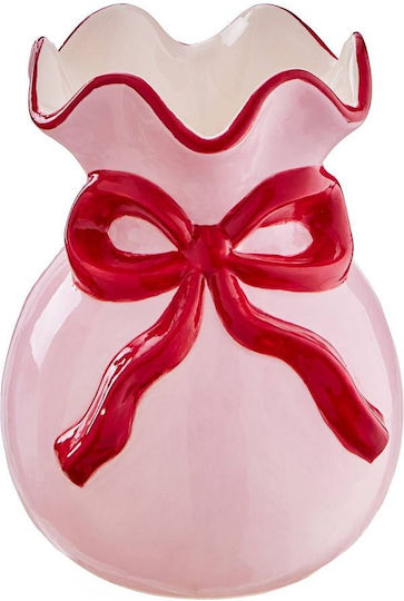 Butlers Decorative Ceramic Vase Present Pink 10x10xH13cm