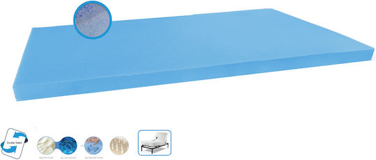 Matratzenauflage Doppelbett Memory-Schaum 160x200x7 cm