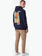 Sun Flowers Hooded Sweatshirt Blue