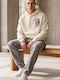 Hooded Sweatshirt Camel Beige