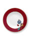 PiP Studio Blooming Tales Deep Porcelain Plate Multicolour 21.5cm