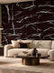 Self-Adhesive Black Wall Wallpaper 300x120cm