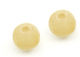 Velvet Beads 10mm/ø2mm Ecru 100 pcs