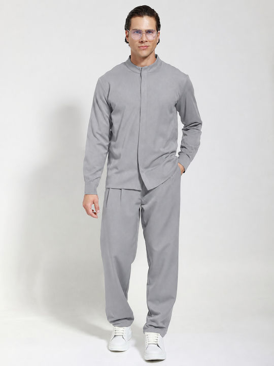 Tresor Μακρυμάνικo Overshirt Γκρι