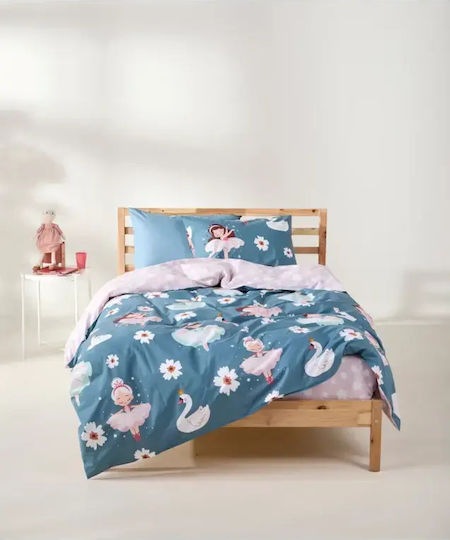 Kentia Kinderbettdecke für Einzelbett Mehrfarbig 160x240 cm