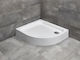 Semicircular Acrylic Shower Tray 90x80cm White