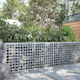 vidaXL Steel Gabion Basket for Garden Fencing 50x20x50 cm Silver