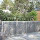 vidaXL Steel Gabion Box for Garden Fencing 2.5x2.5x50 cm Silver