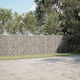 vidaXL Steel Gabion Box for Garden Fence 5x5x100 cm Silver
