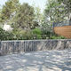 vidaXL Steel Gabion Box for Garden Fence 10x10x50 cm Silver