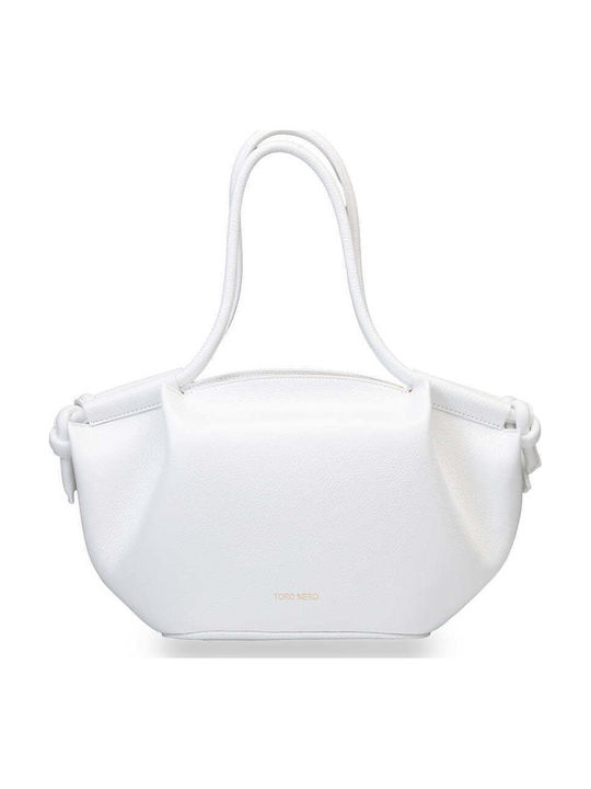 Toro Nero Karina Leather Women's White Shoulder...