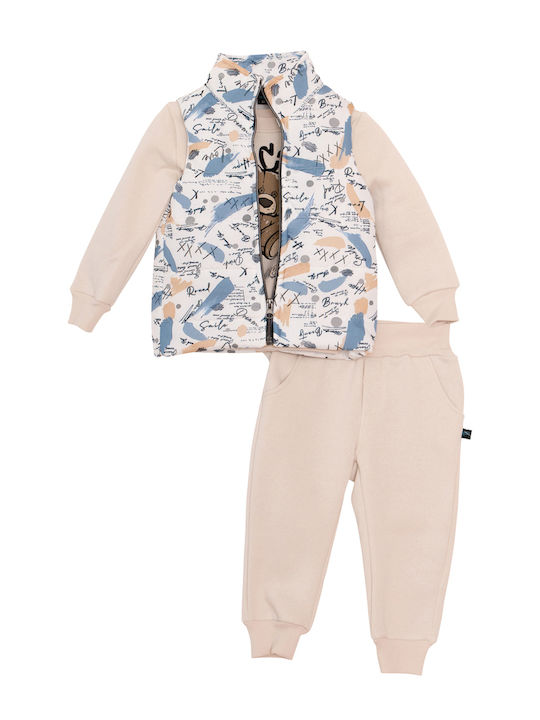 Set Trening pentru Copii Bej 3 Piese