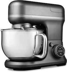 Medion LIFE MD18440g Küchenmaschine 1200 W mit Rostfreier Schüssel 5 l Grau Medion LIFE MD18440g Küchenmaschine 1200 W mit Rostfreier Schüssel 5 l Grau