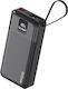 Patona Stark 6.0 Външна батерия 20000mAh 30W с USB-A порт и USB-C порт Power Delivery, Черна