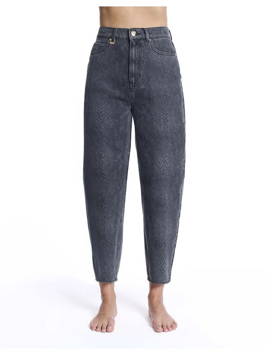 High-Rise Women's Jeans in Regular Fit Black