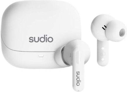 Sudio C8 In-ear Bluetooth Handsfree Ακουστικά με Αντοχή στον Ιδρώτα και Θήκη Φόρτισης Λευκά