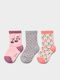 Design Socks Șosete pentru Copii Multicolore 3 Perechi
