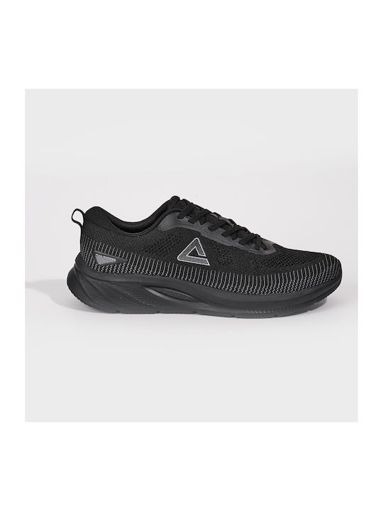 3170560007-NEGRU Pantofi Sport de Alergare pentru Bărbați Negri