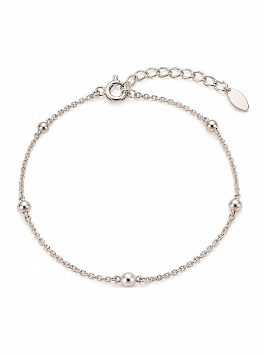Atofio Kosmima Дамска Гривна от Бяло Злато 9К