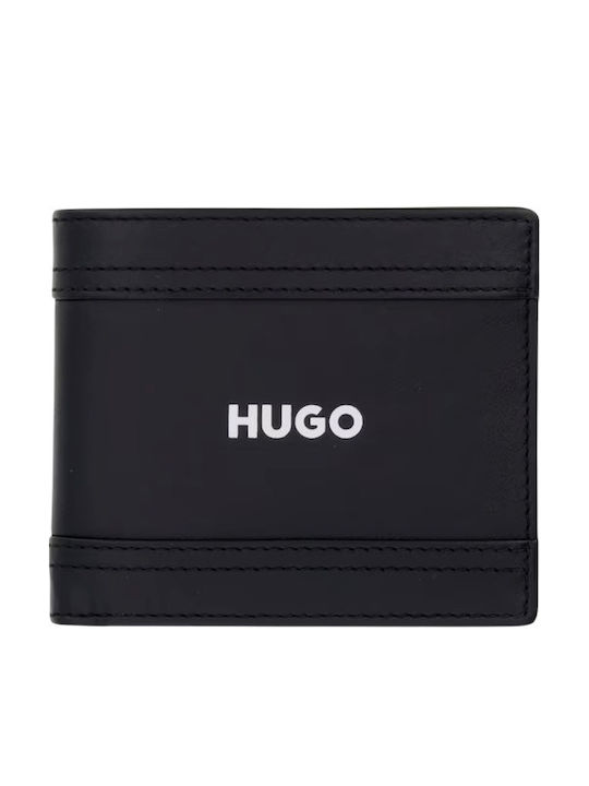 Schwarze Herrenlederbrieftasche
