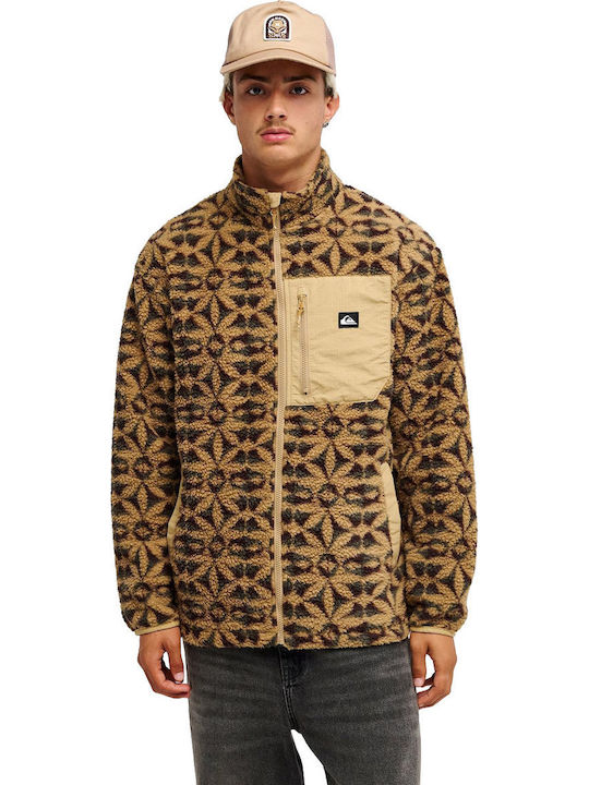 Quiksilver Clean Coast Men's Mustard Fleece Jacket