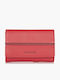 Red Leather Women's Wallet
