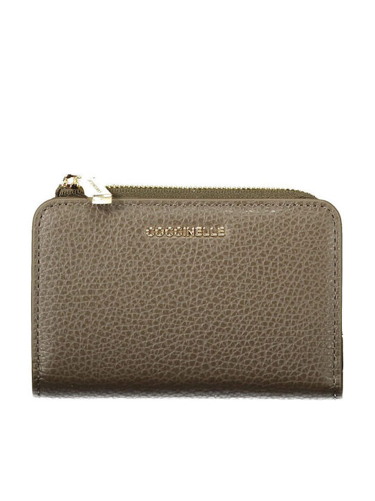 Coccinelle Малък Дамски Портфейл за Монети Кафяв
