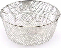 Tiefer Frittierkorb Aus Metall Nr. 24 Silberfarben 23,5 x 11 cm 380241 Art.-Nr. 16435 Tiefer Frittierkorb Aus Metall Nr. 24 Silberfarben 23,5 x 11 cm 380241 Art.-Nr. 16435